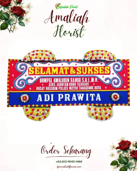 Papan Bunga Ucapan Selamat Asam Jujuhan